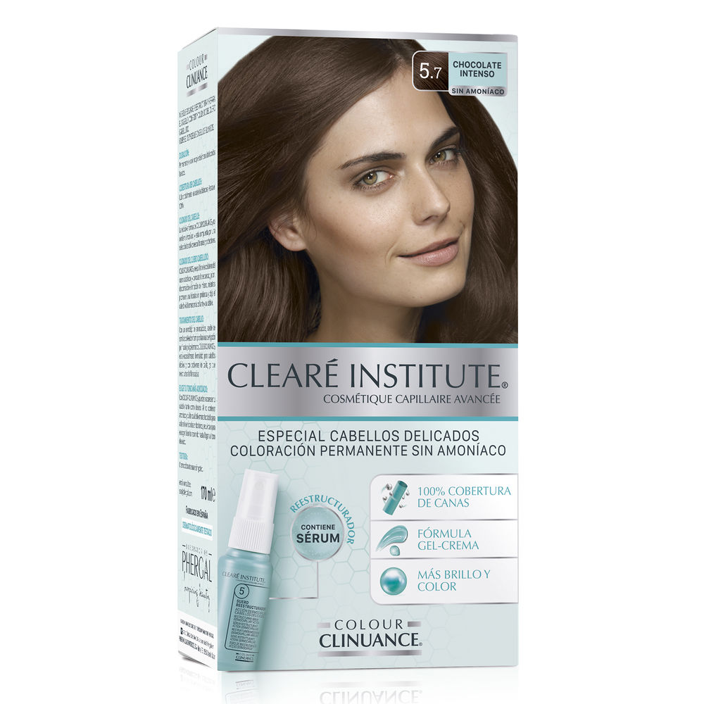 ClearÉ Institute COLOUR CLINUANCE delicate hair #5.7-intense chocolate 1 u