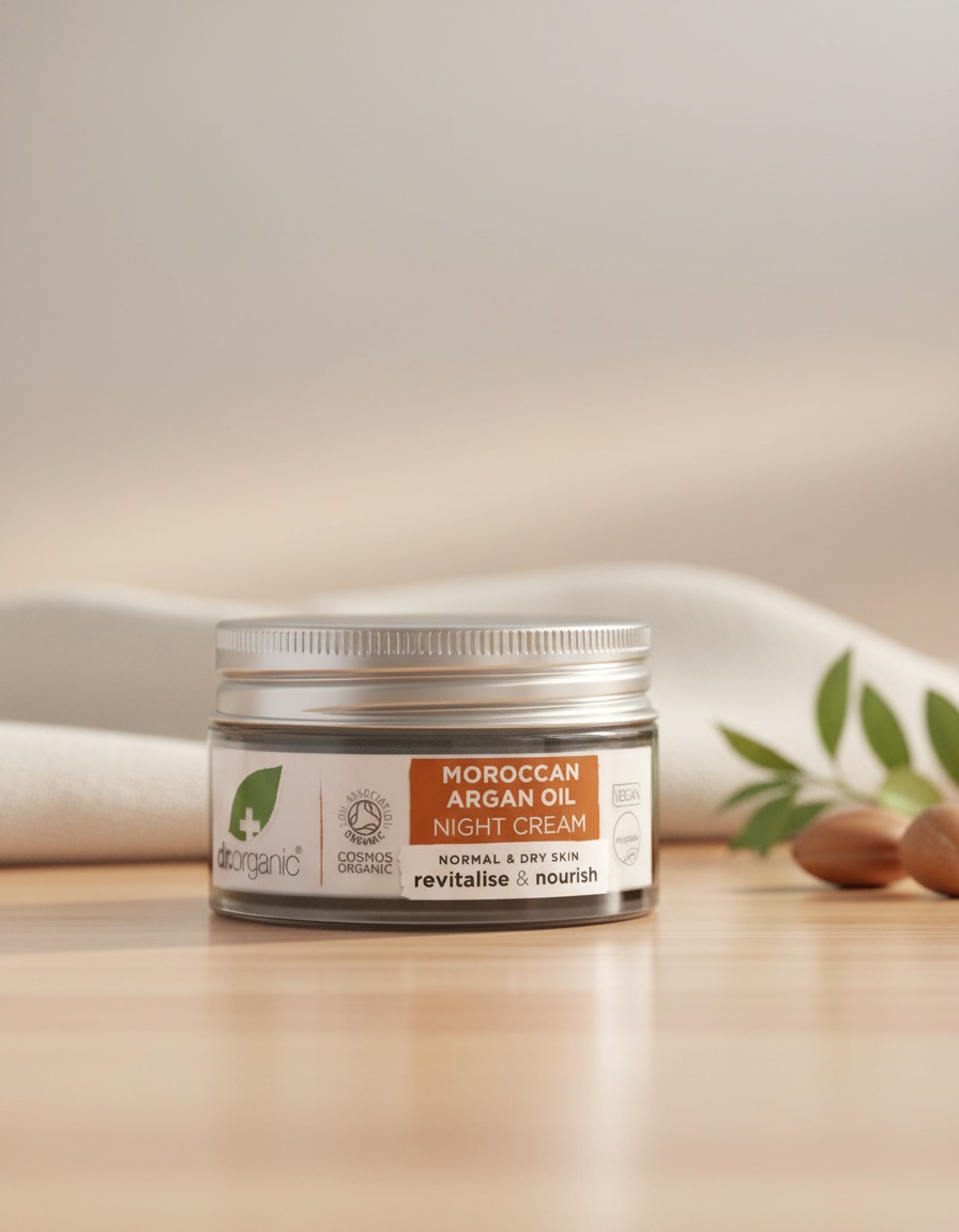 Dr. Organic ARGAN night cream 50 ml - Afbeelding 2