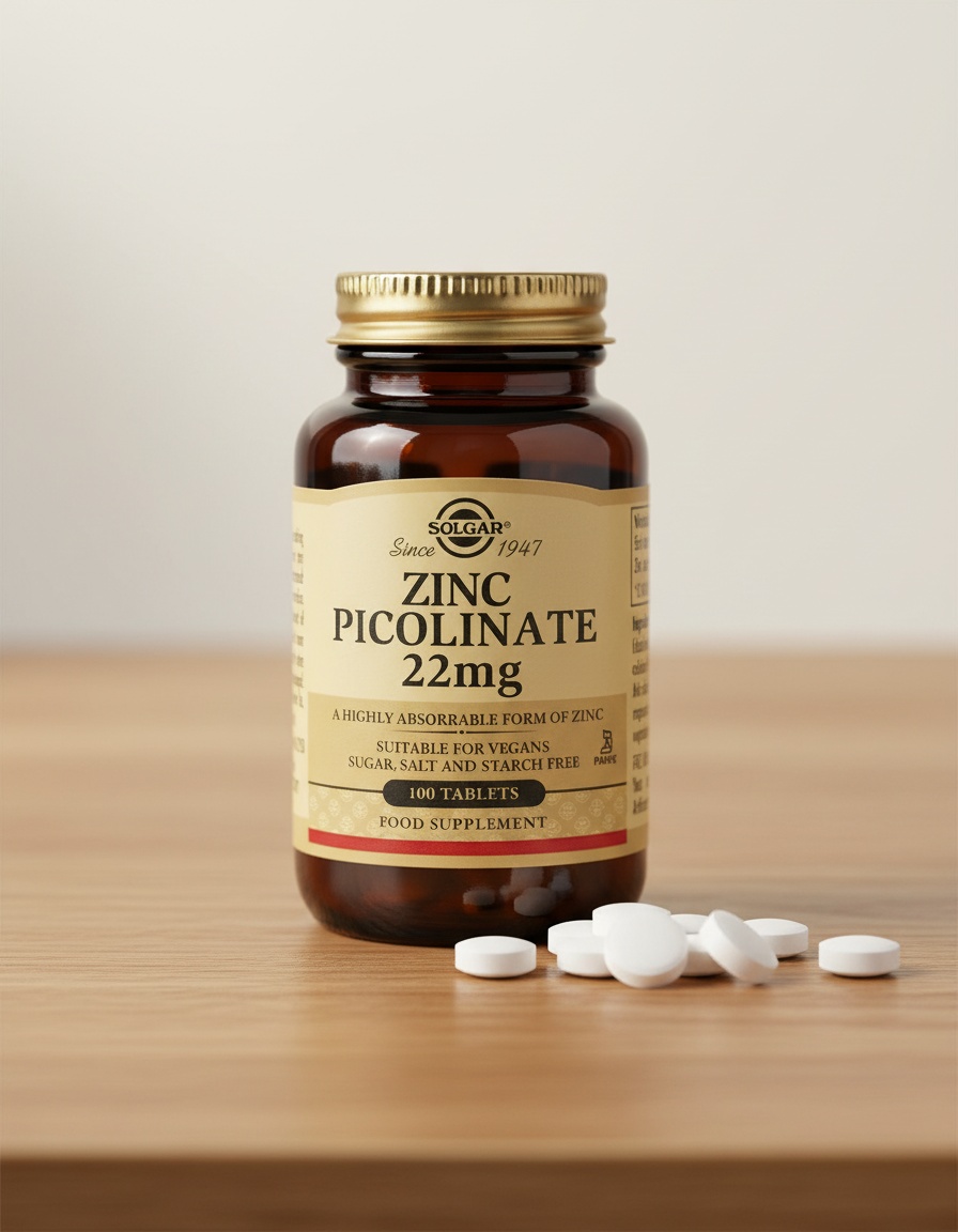 Solgar Zinc Picolinate 22 Mg 100 Comp - Afbeelding 2