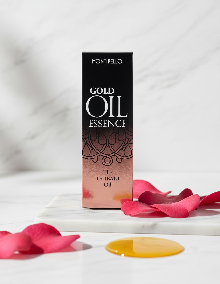 Montibello GOLD OIL ESSENCE tsubaki oil 130 ml - Afbeelding 2