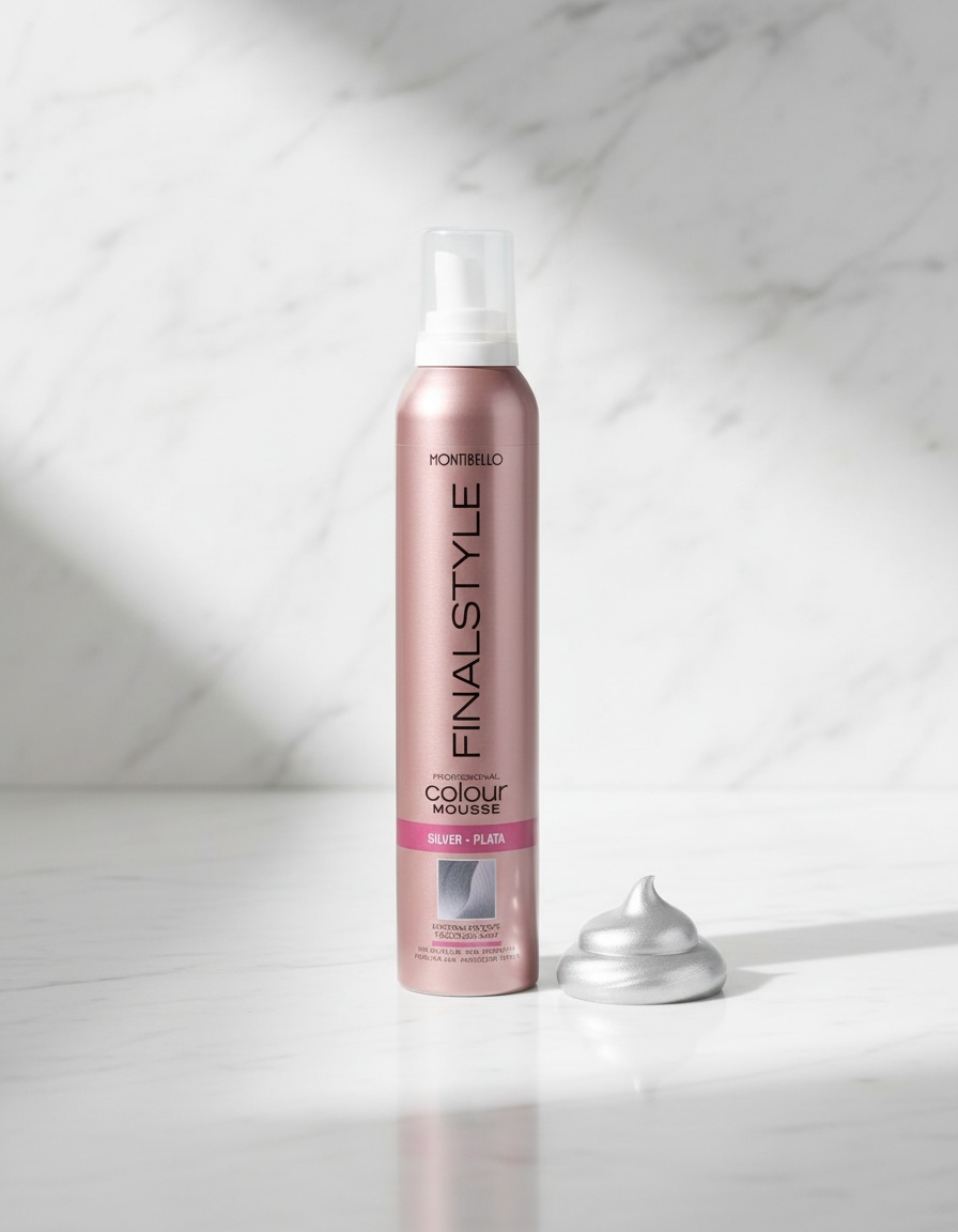 Montibello FINALSTYLE foam color #silver 320 ml - Afbeelding 2