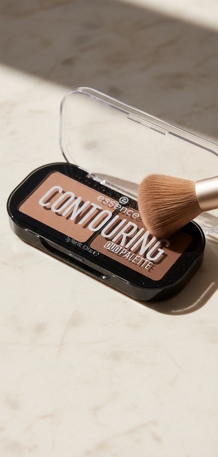 Essence CONTOURING palette duo #20-dark skin 7 gr - Afbeelding 2