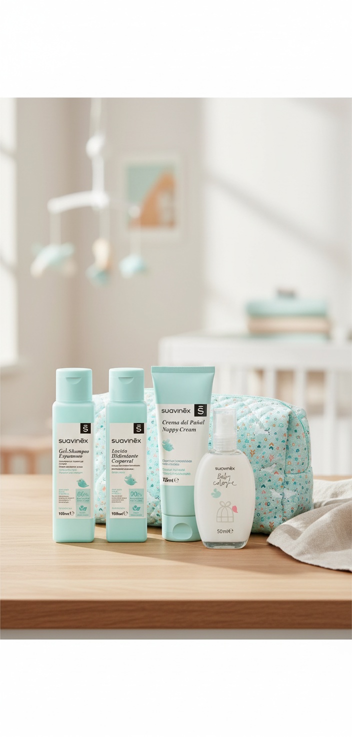 Suavinex NECESER TELA VIAJE #AZUL set 5 pz - Afbeelding 2