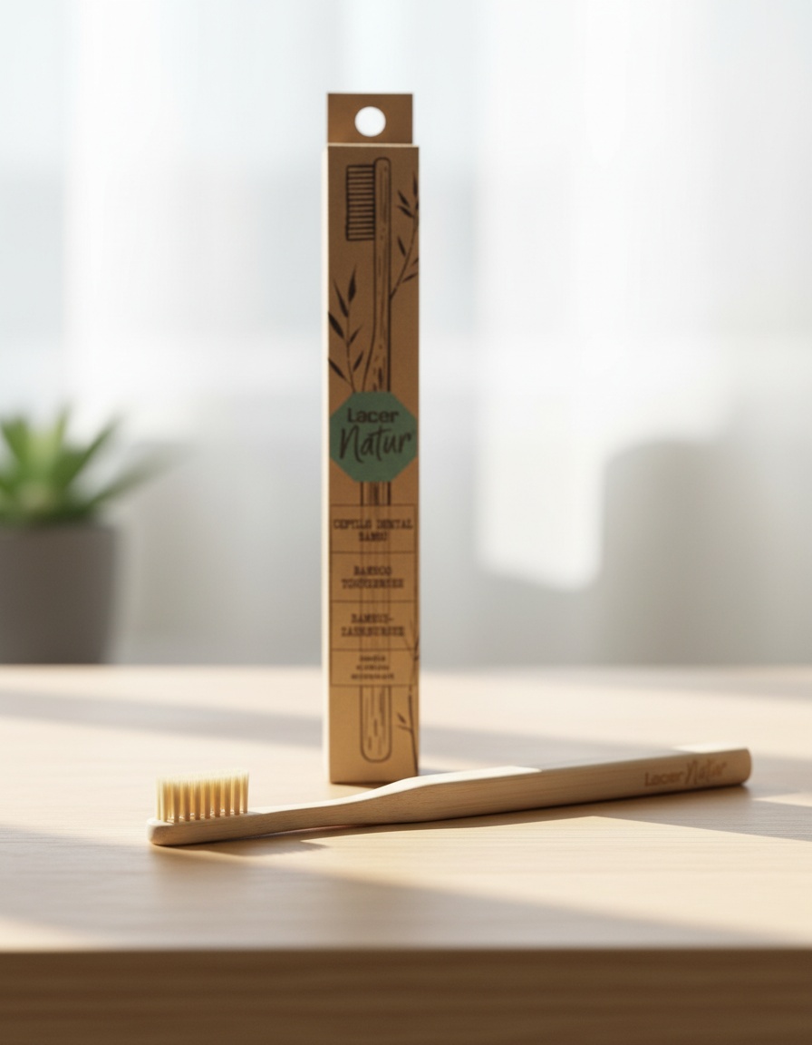 LACER NATUR CEPILLO DENTAL bambú 1 u - Afbeelding 2
