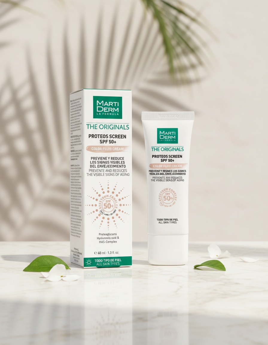 Martiderm THE ORIGINALS PROTEOS SCREEN tinted cream SPF50+ 40 ml - Afbeelding 2