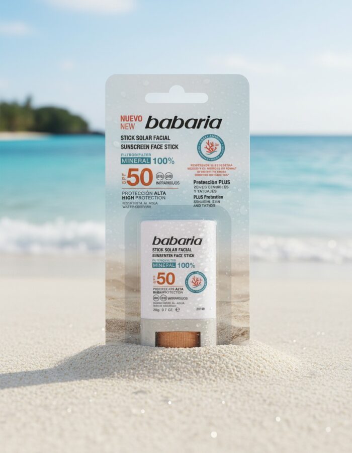 Babaria SOLAR STICK FACIAL SPF50 20 gr - Afbeelding 2