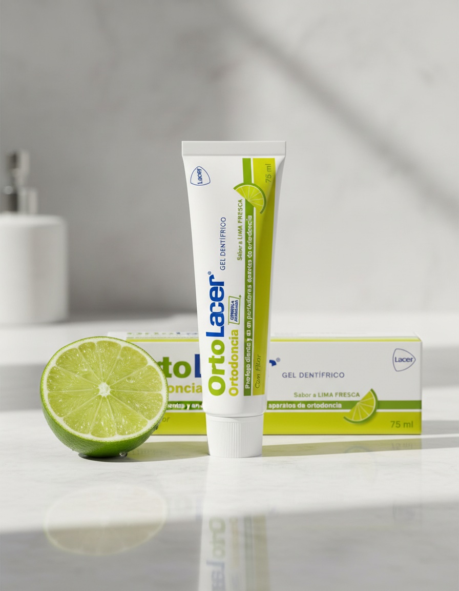 ORTOLACER gel dentífrico lima 75 ml - Afbeelding 2