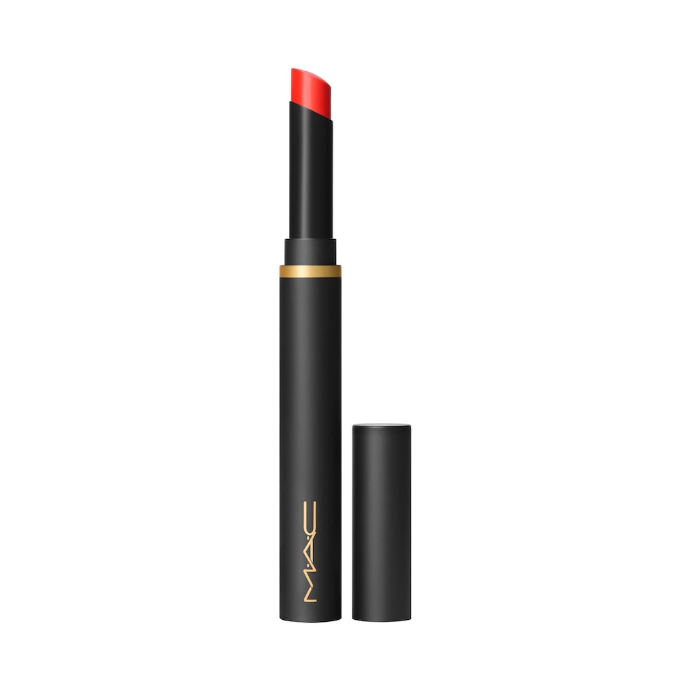 Mac Powder Kiss Velvet Blur Slim Lipstick 2g - 875 Devoted To Danger