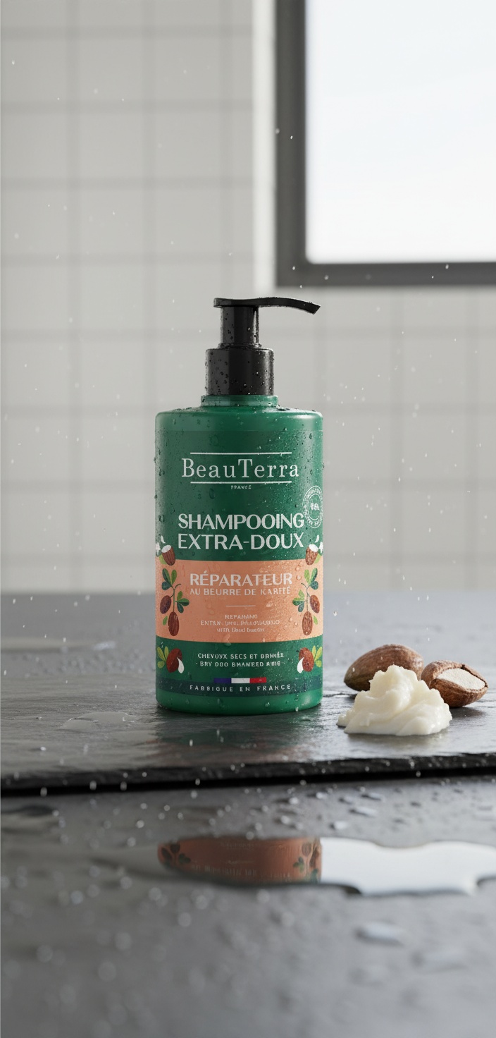 Beauterra EXTRA-DOUX repairing shampoo 750 ml - Afbeelding 2