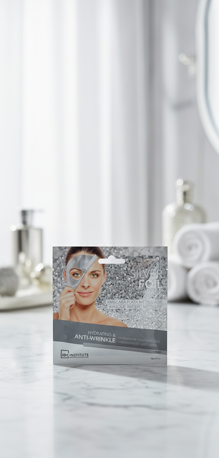 Idc institute Silver Nourishing Repairing Facial Mask 27 gr - Afbeelding 2
