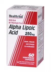 Health Aid Acid Alpha Lipoic 250 Mg 60 Caps