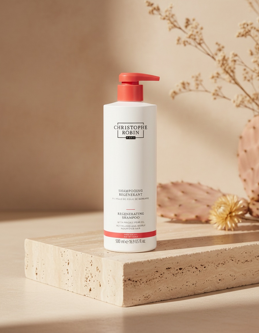 Christophe Robin REGENERATING shampoo with prickly pear oil 500 ml - Afbeelding 2