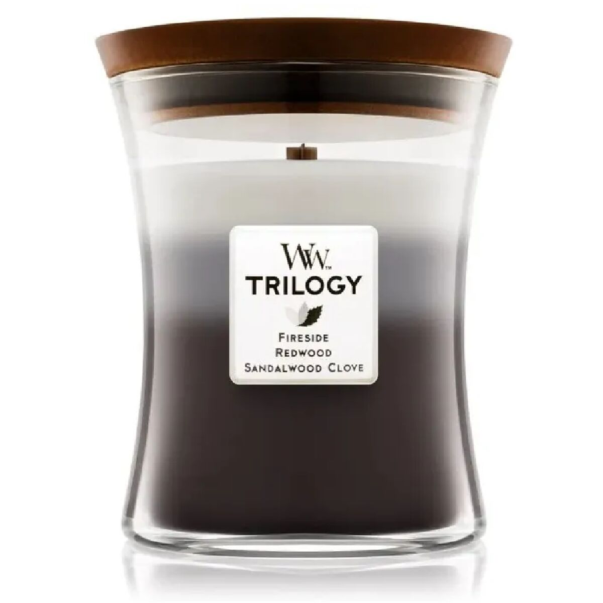 Geurkaars Woodwick Trilogy Medium Hourglass Candles