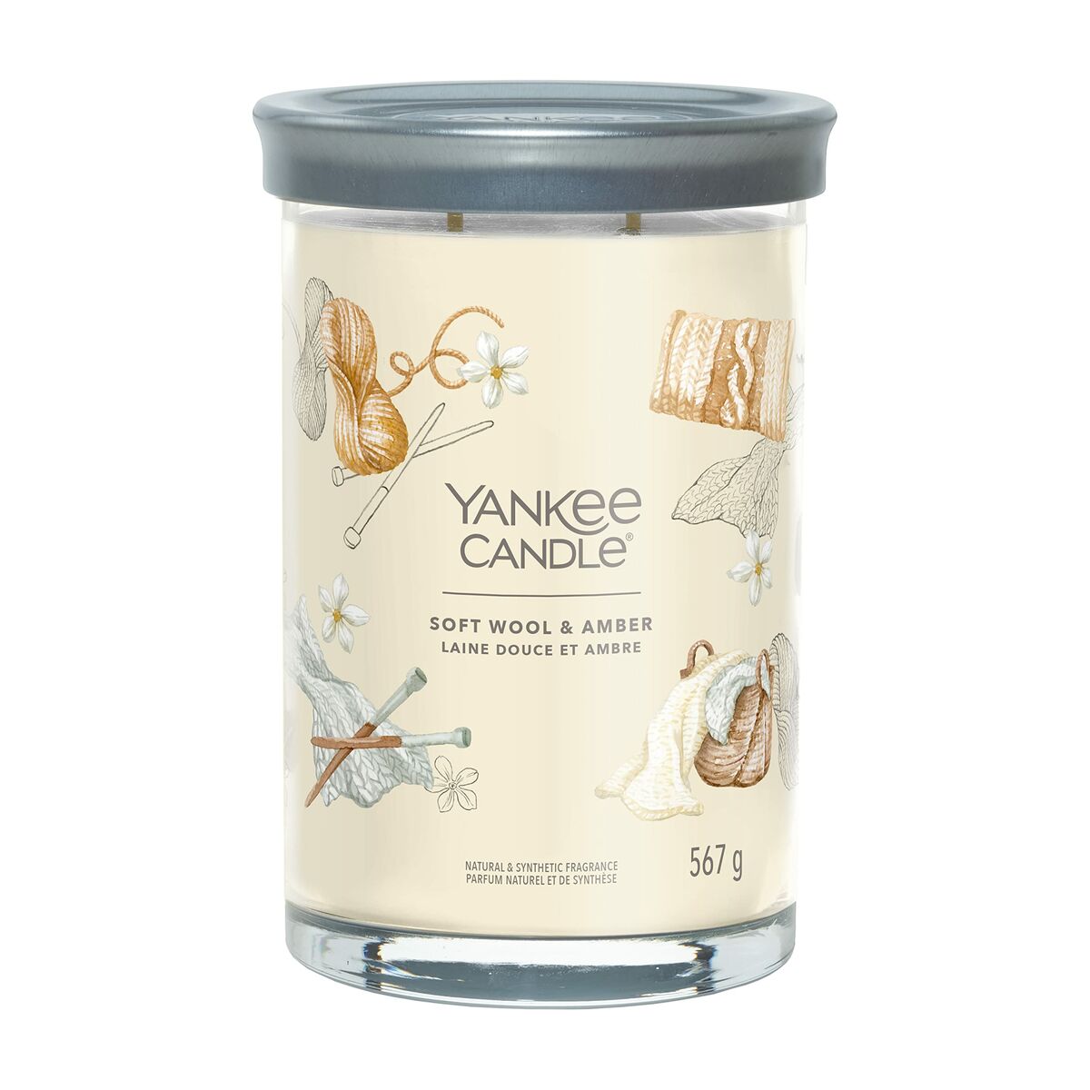 Geurkaars Yankee Candle 567 g Wool & Amber