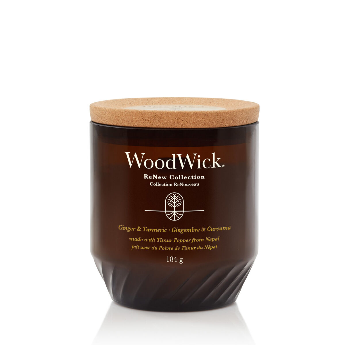 Geurkaars Woodwick Ginger & Turmeric 368 g