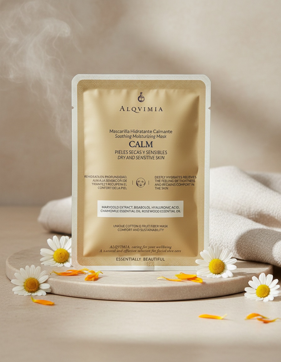 Alqvimia ESSENTIALLY BEAUTIFUL CALM facial mask 1 u - Afbeelding 2