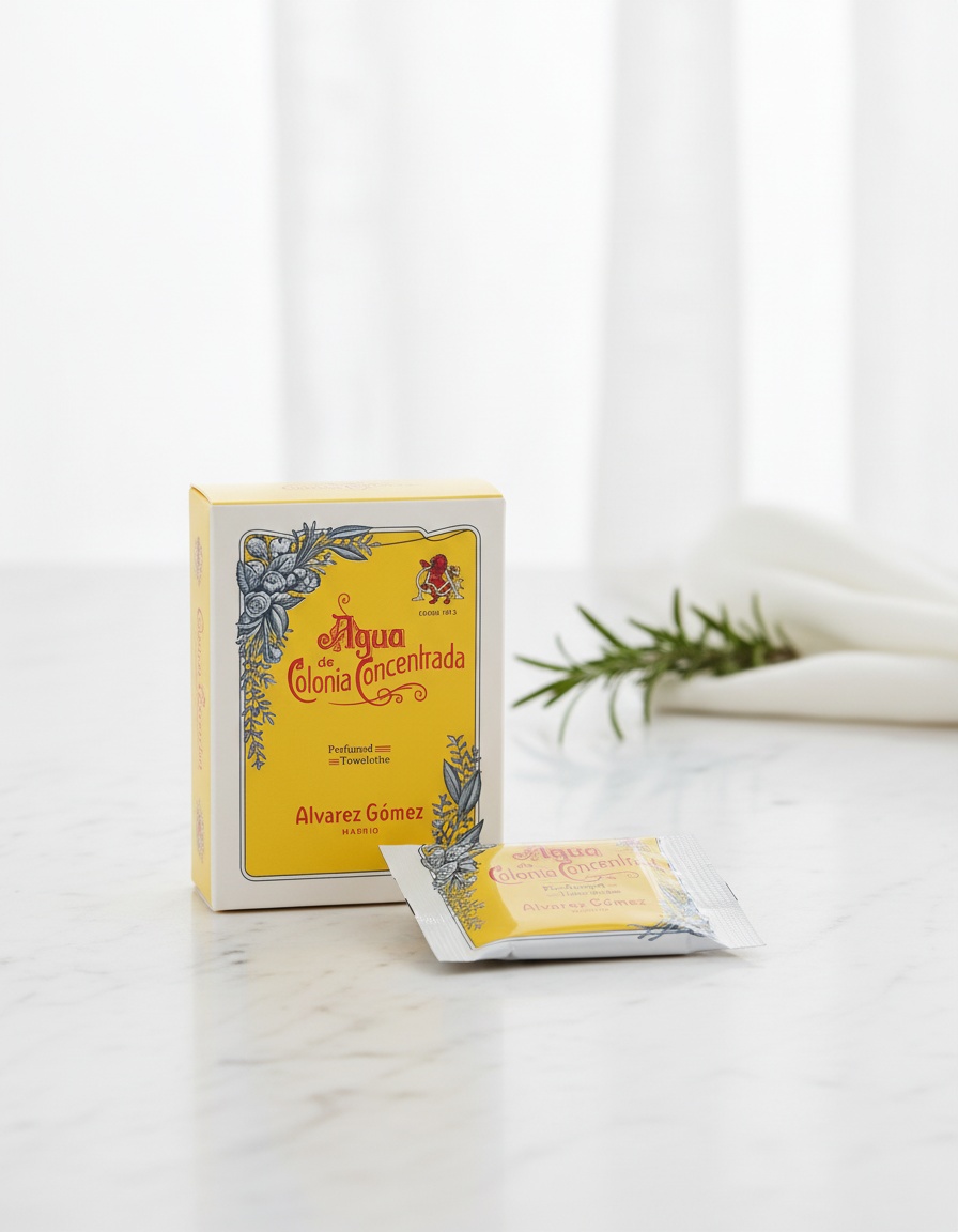 Alvarez Gomez AGUA DE COLONIA CONCENTRADA toallitas perfumadas 10 u - Afbeelding 2