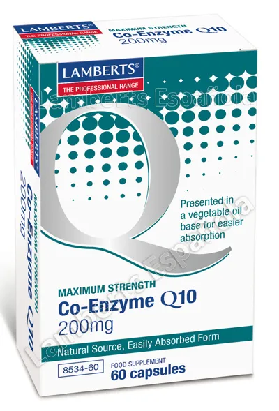 Lamberts Co Enzima Q10 200 Mg 60 Caps