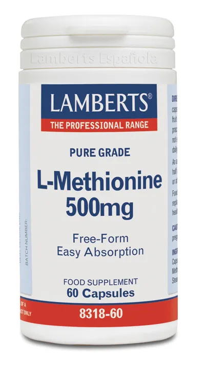 Lamberts L-Metionina 500 Mg 60 Caps