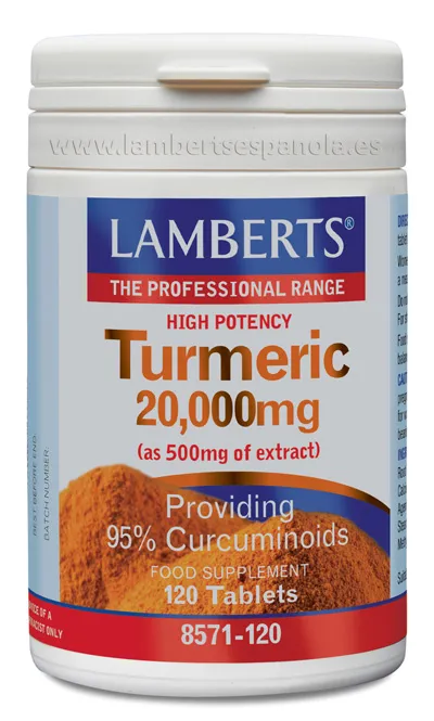 Lamberts Curcuma Turmeric 20,000 Mg 120