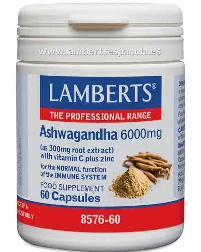 Lamberts Ashwagandha 6000 Mg 60 Cap