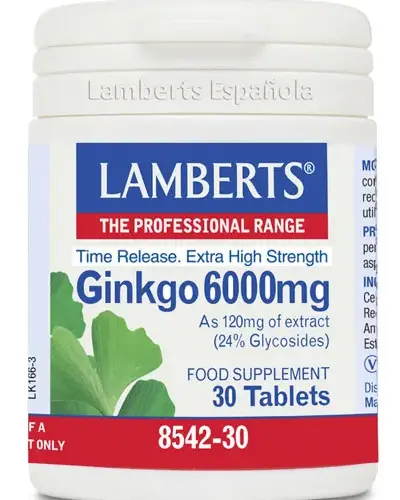 Lamberts Ginkgo Biloba 6000 Mg 60 Tabs