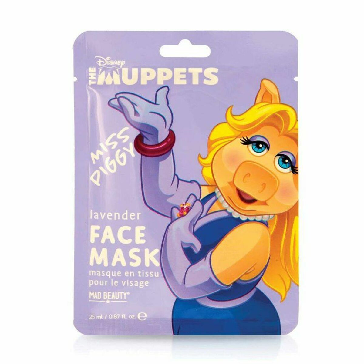 Gezichtsmasker Mad Beauty The Muppets Miss Piggy Lavendel (25 ml)