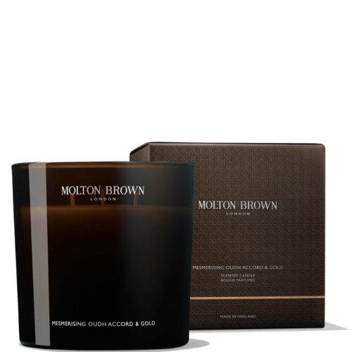 Molton Brown Mesmerising Oudh Accord & Gold 3 Wick Candle 600g