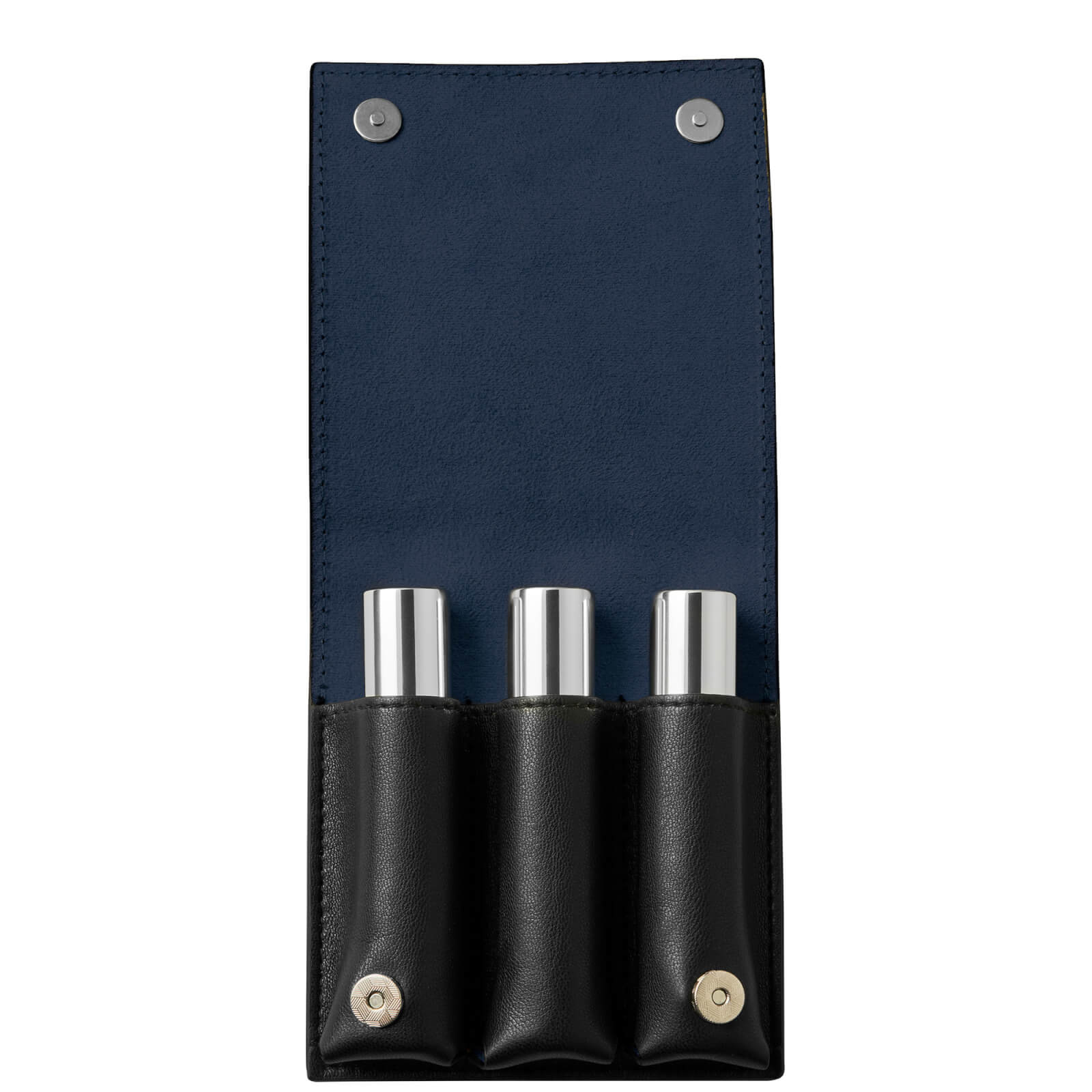 Byredo Dark Blue Colour Stick Geschenkset 3g Solar Flare + 3g Flower Play + 3g Kumato + Leren Hoesje