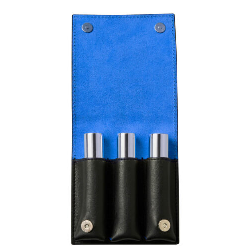 Byredo Blue Colour Stick Geschenkset 3g Solar Flare + 3g Flower Play + 3g Kumato + Leren Hoesje