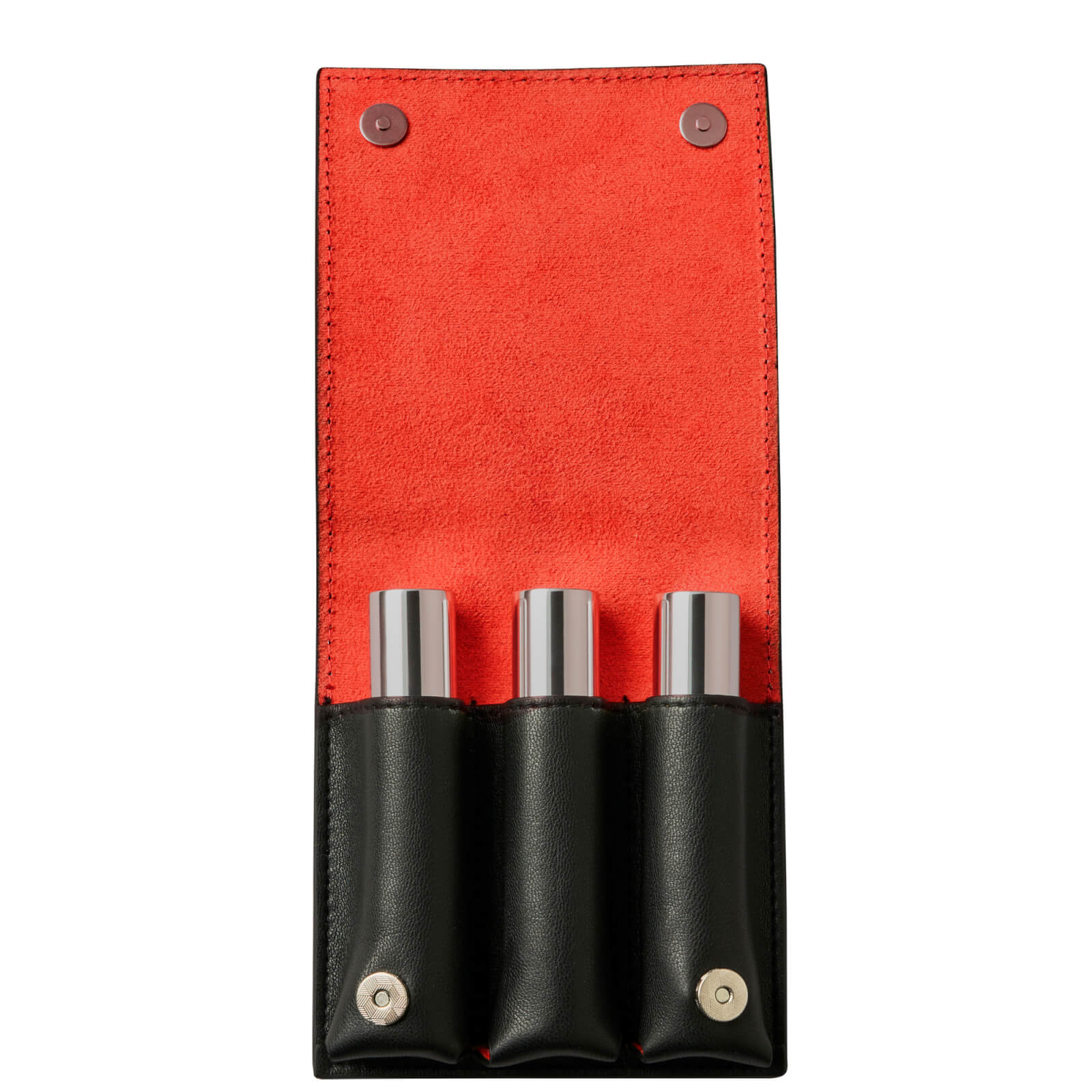 Byredo Dark Orange Colour Stick Geschenkset 3g Solar Flare + 3g Flower Play + 3g Kumato + Leren Hoesje