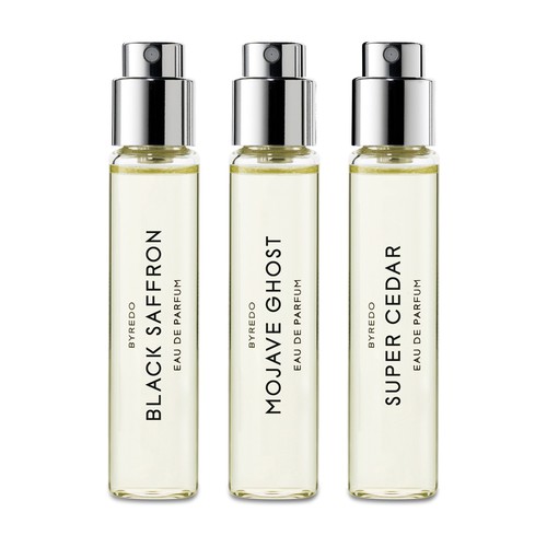 Byredo La Sélection Boisée Geschenkset 12ml Black Saffron EDP + 12ml Mojave Ghost EDP + 12ml Super Cedar EDP