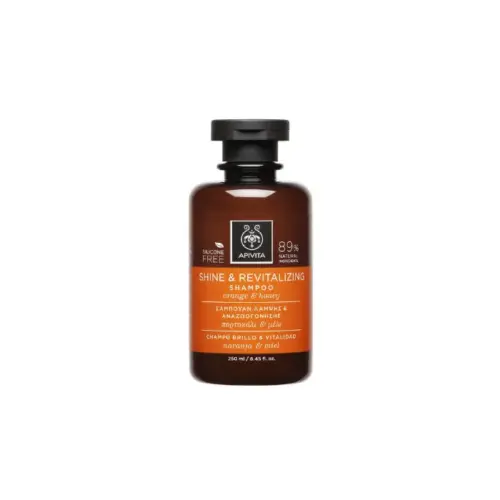 Apivita Shine And Revitalizing Shampoo With Orange And Honey 250ml