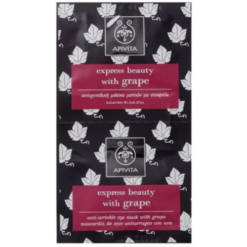 Apivita Anti-Wrinkle Eye Mask With Grape 2x2ml