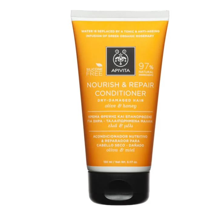 Apivita Nourish And Repair Conditioner With Olive And Honey 150ml