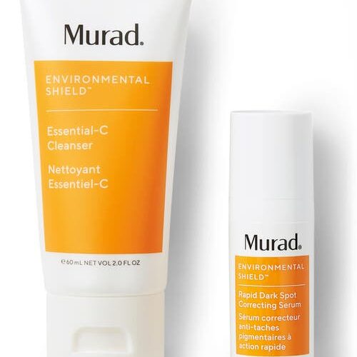Murad The Derm Report Brighter More Radiant Skin Set 60ml Cleanser + 10ml Dark Spot Correcting Serum (Deze geschenkset bevat: 1x 60ml Essential-C Cleanser 1x 10ml Rapid Dark Spot Correcting Serum)