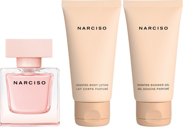 Narciso Rodriguez Narciso Cristal Geschenkset 50ml EDP + 50ml Body Lotion + 50ml Douchegel