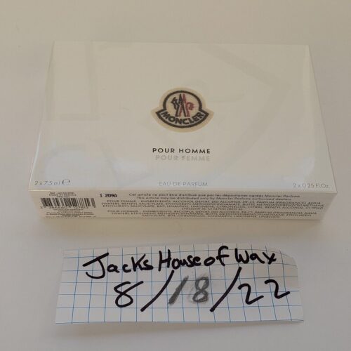 Moncler Gift Set: EDP Pour Homme 7.5ml - EDP Pour Femme 7.5ml