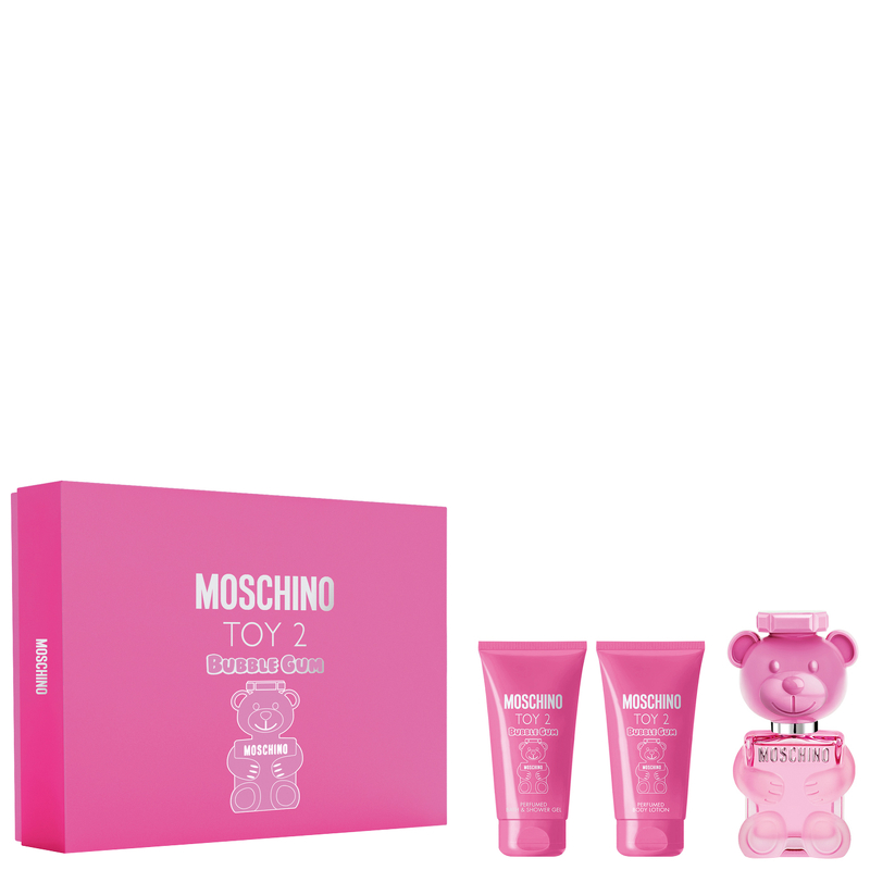 Moschino Toy 2 Bubble Gum Geschenkset 50ml EDT + 50ml Body Lotion + 50ml Douchegel