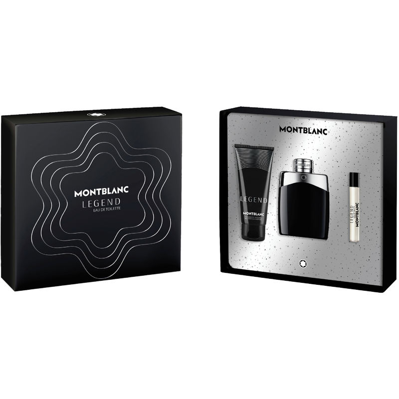 Mont Blanc Legend Geschenkset 100ml EDT + 100ml Douchegel + 7.5ml EDT