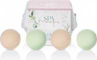 The Kind Edit Co. Spa Botanique Bath Fizzer Geschenkset 4 x 50g Bruisballen