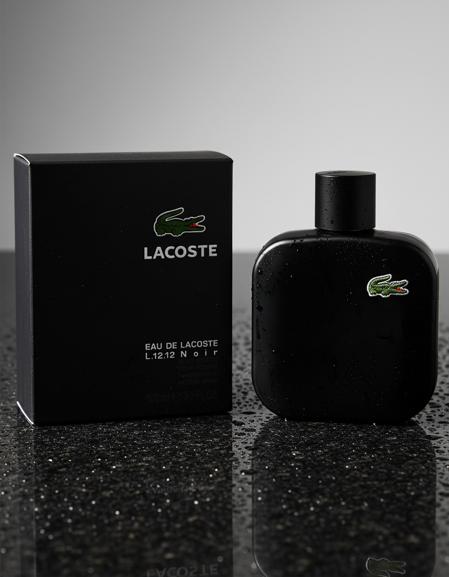 EAU DE LACOSTE L.12.12 NOIR POUR HOMME eau de toilette spray 100 ml - Afbeelding 2