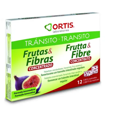 Ortis Frutas y Fibras Concentrado 12 Cubos