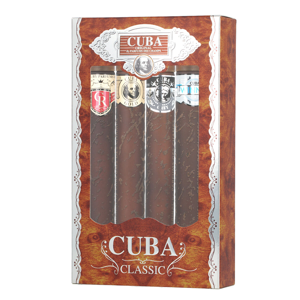 Parfumset voor Heren Cuba EDT Classic 4 Onderdelen
