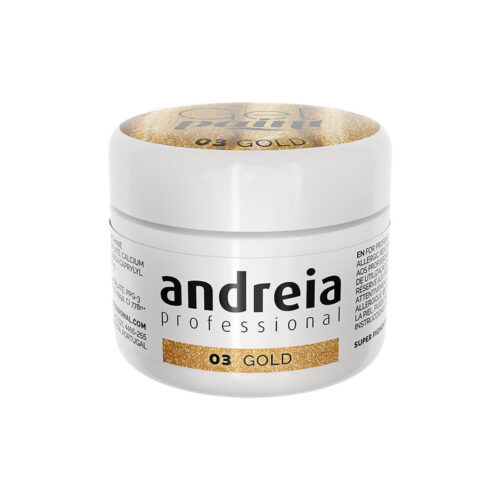 Gellak Andreia Gel Paint Gouden 4 ml