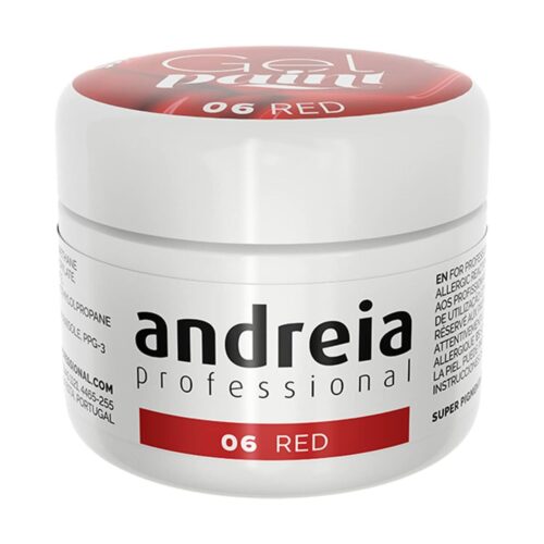 Gellak Andreia Gel Paint 4 ml Rood Nº 06