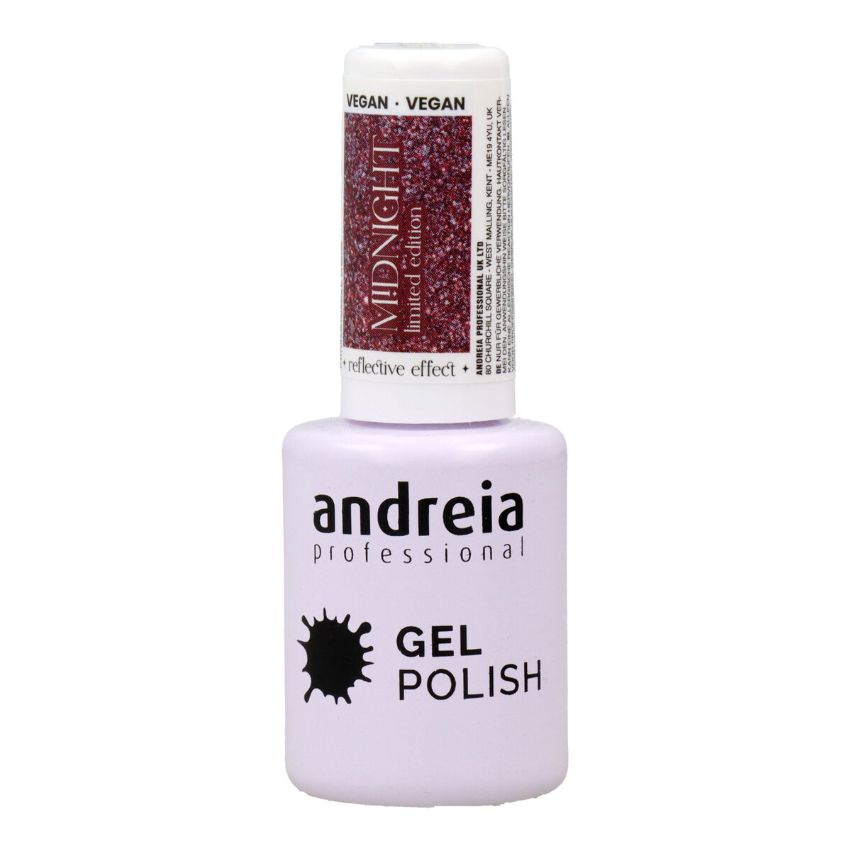 Semi-permanent Nagellak Andreia Polish Reflective Colors Md3 Rood 10,5 ml