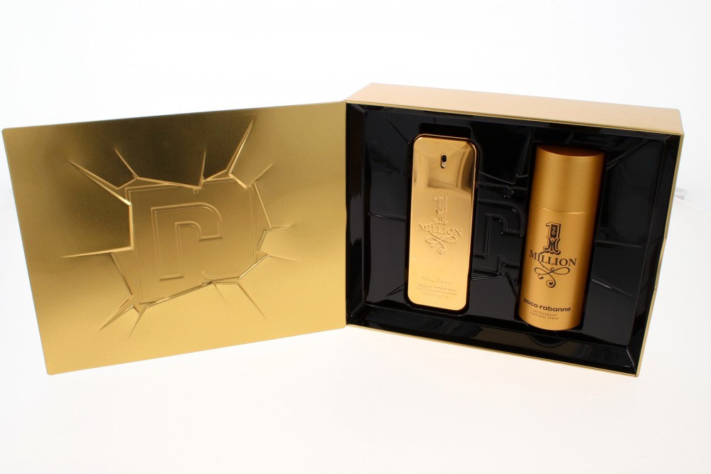 Paco Rabanne 1 Million Geschenkset 100ml EDT + 150ml Deo Spray