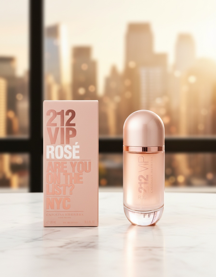 Carolina Herrera 212 VIP ROSÉ eau de parfum spray 80 ml - Afbeelding 2