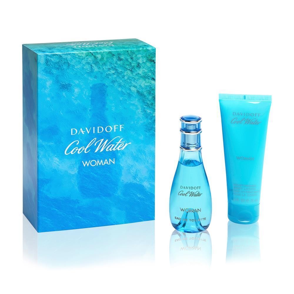 Davidoff Cool Water Geschenkset 30ml EDT + 75ml Bodylotion